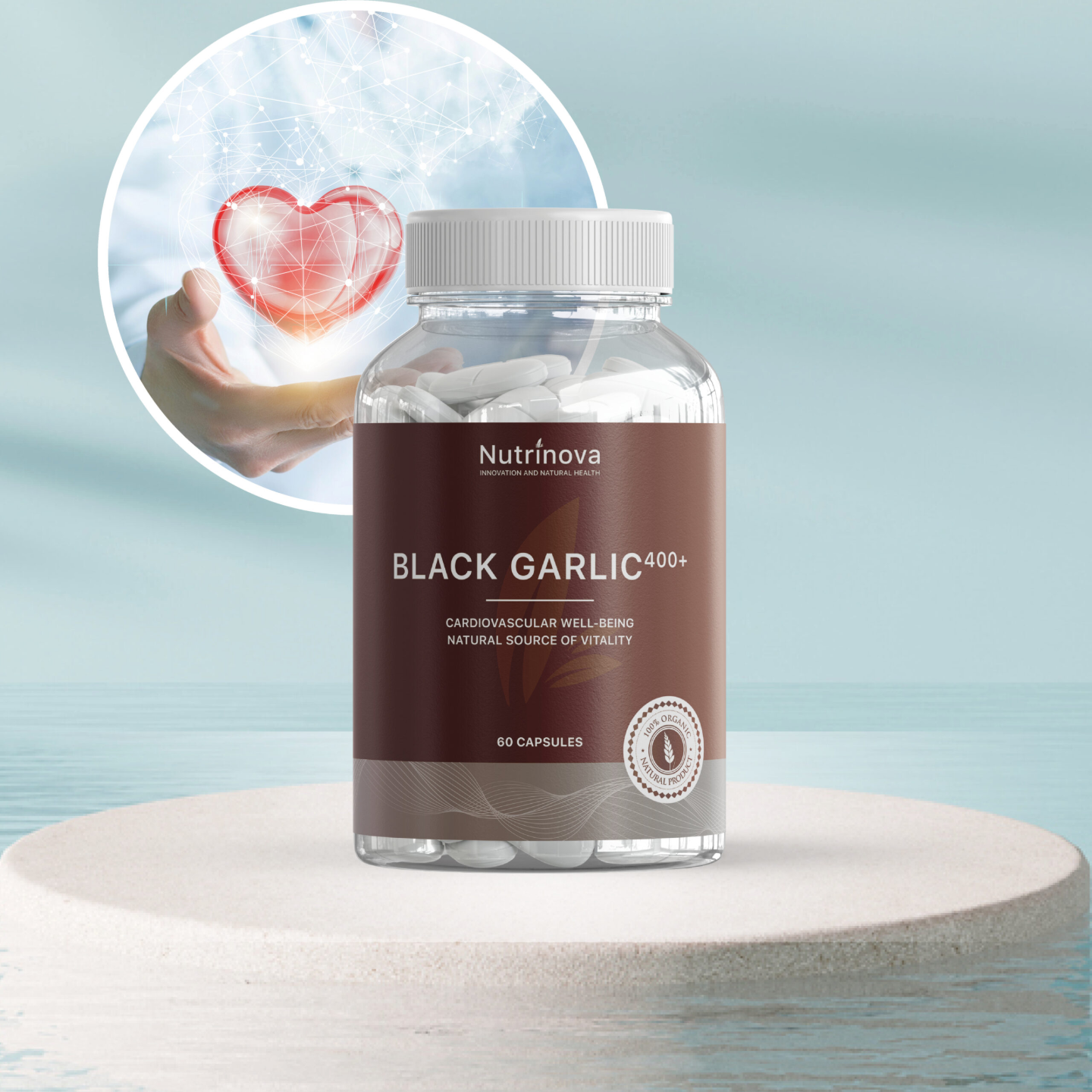 Black Garlic Bottle with Cover image